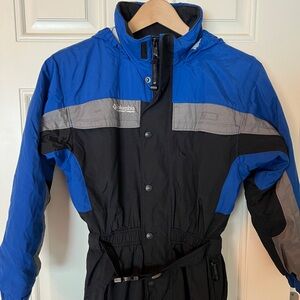 Columbia Kids Blue and Black Waterproof Snow Suit Size 10/12